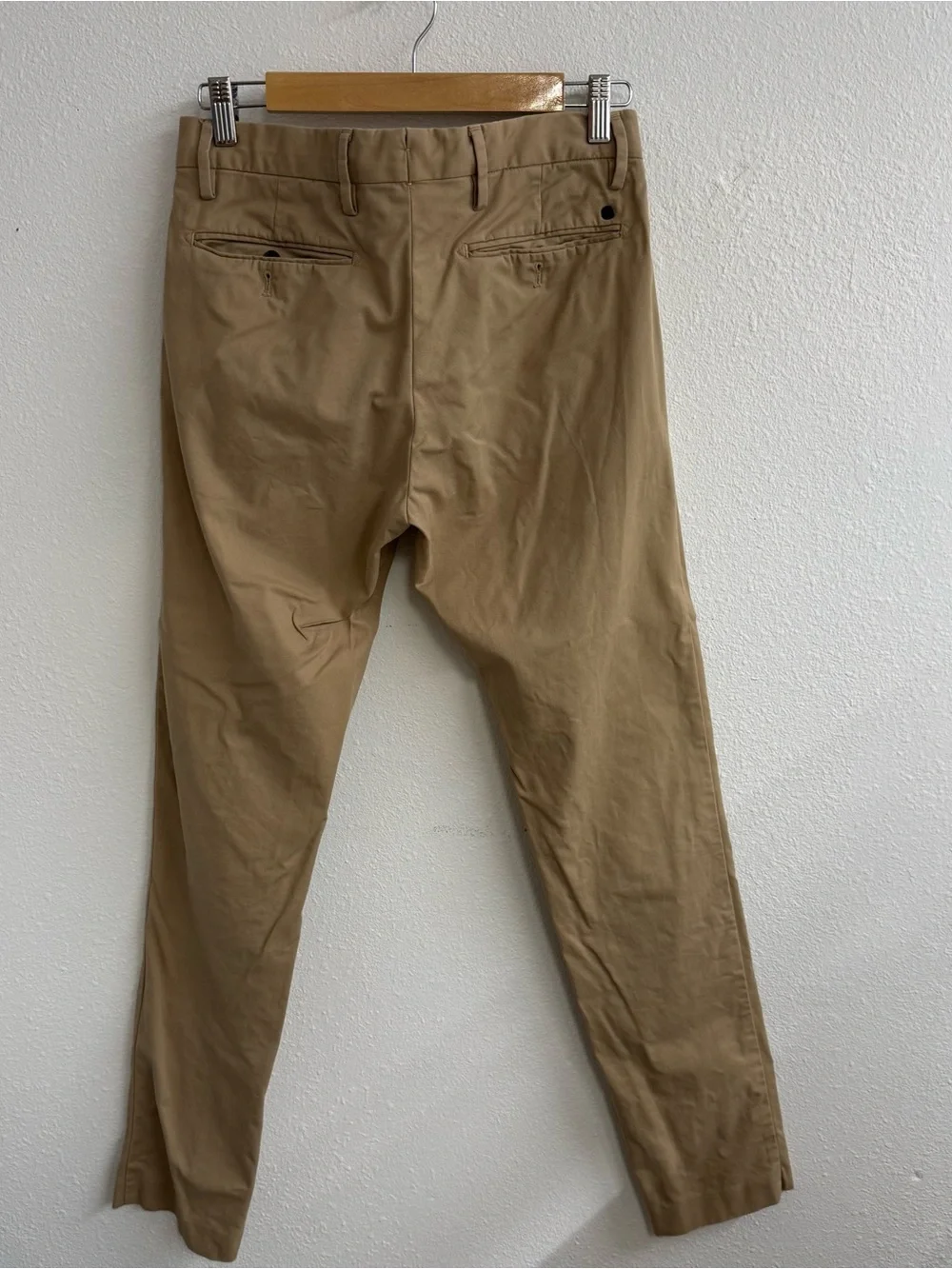 NNO7 Men's Slim Chino Pants - Khaki